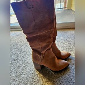 Tall faux suede fashion boot